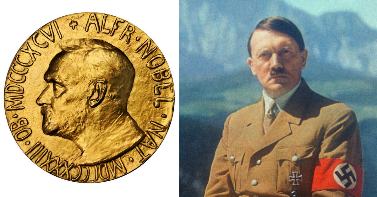 آدولف هیتلر و جایزه صلح نوبل
